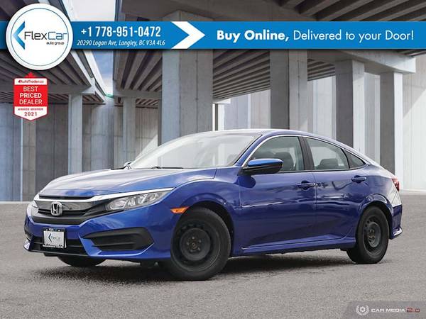 2017 Honda Civic LX for $0 Build Credit, Poor Credit,