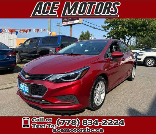 2018 Chevrolet Cruze LT Hatchback for $0 Build Credit, Poor