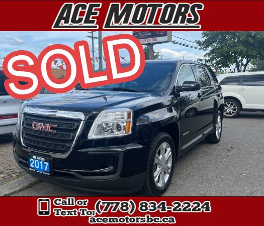 2017 GMC Terrain SLE AWD Low KM for $0 Build