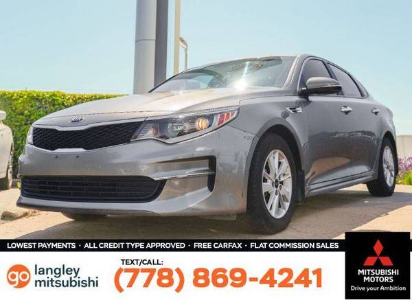 2016 Kia Optima LX+ for $0 Build Credit, Poor Credit,