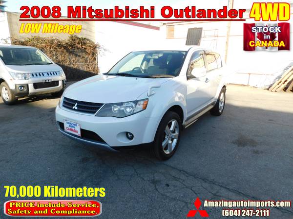 2008 Mitsubishi Outlander ES AWD 70,000 km for $0 Build