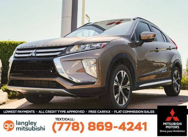 2019 Mitsubishi Eclipse Cross SE for $0 Build Credit, Poor