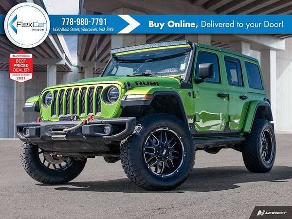 2019 Jeep WRANGLER UNLIMITED Rubicon for $0 Build Credit, Poor