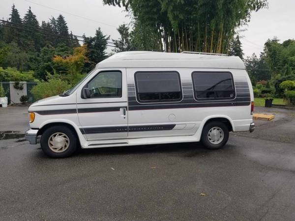 1994 Ford Luxury Raised Roof Travel Van for $0 Build