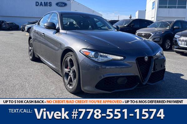 2017 Alfa Romeo Giulia Sedan: Local, Low KMs, Accident-Free! for