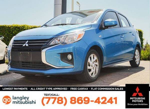 2022 Mitsubishi Mirage SE CVT Hatchback for $0 Build Credit,