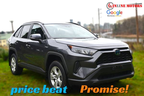 2021 RAV4 Hybrid LE for $0 Build Credit, Poor Credit,