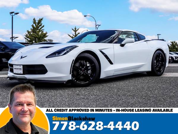 2016 Chevrolet Corvette 1LT Stingray for $0 Build Credit, Poor