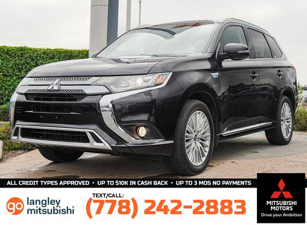 2019 Mitsubishi Outlander PHEV AWD SUV for $0 Build Credit,