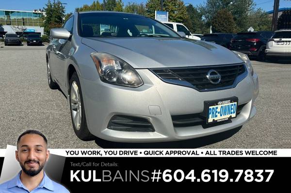 2010 Nissan Altima 2.5 S Coupe for $0 Build Credit,