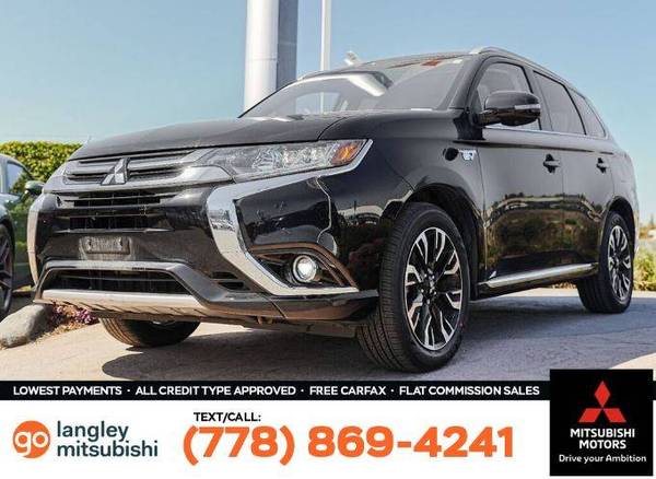 2018 Mitsubishi Outlander PHEV GT for $0 Build Credit, Poor