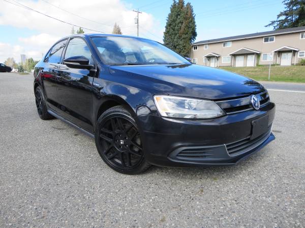 2013 Volkswagen Jetta Hybrid Sedan for $0 Build Credit, Poor