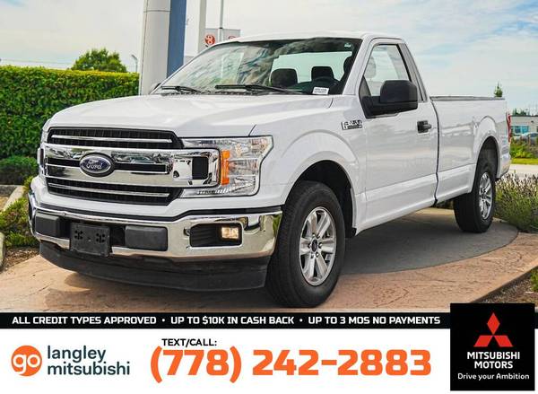 2019 Ford F-150 XL V8 8' Box 3 Seater No