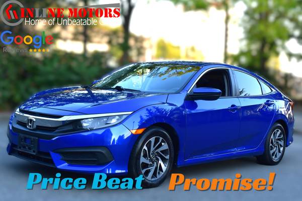 2018 Honda Civic EX for $0 Build Credit, Poor Credit,