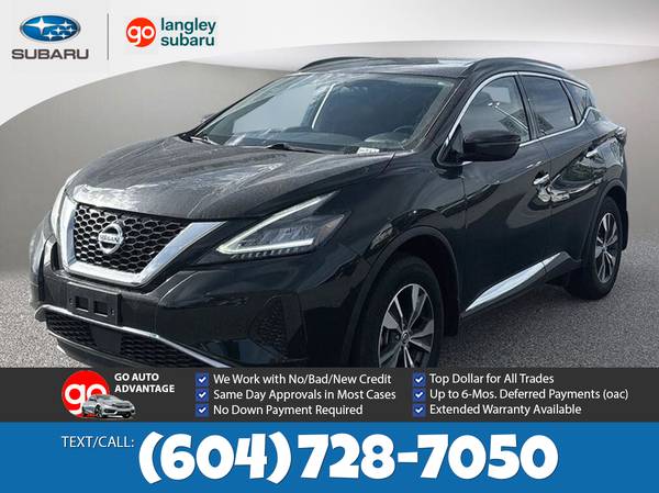 2020 Nissan Murano SL for $0 Build Credit, Poor Credit,