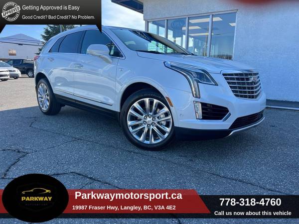 2017 Cadillac XT5 Platinum AWD for $0 Build Credit, Poor