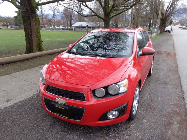 2012 Chevrolet Sonic LTZ Manual for $0 Build Credit, Poor