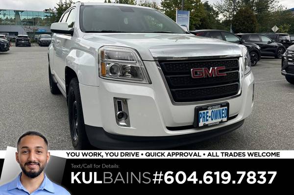 2012 GMC Terrain SLE-2 FWD for $0 Build Credit, Poor