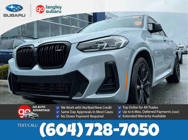 2022 BMW X4 M40i Coupe AWD for $0 Build Credit,