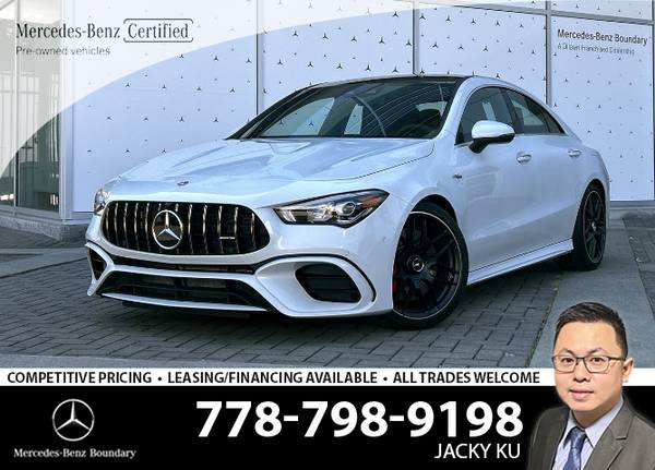 2023 Mercedes-Benz CLA45 AMG 4MATIC+ Coupe for $0 Build Credit,