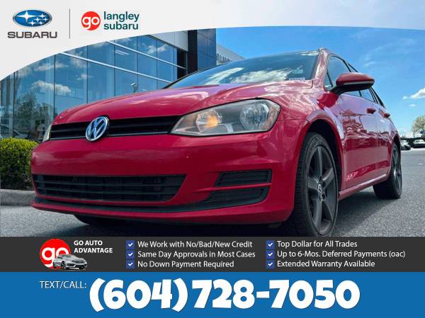 2017 Volkswagen Golf SportWagen 1.8 TSI Trendline 4WD for $0