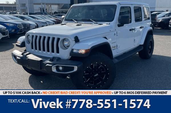 2020 Jeep Wrangler Unlimited Sahara for $0 Build Credit, Poor