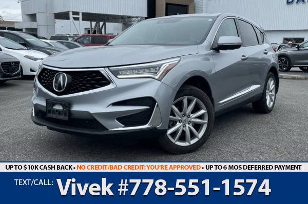 2019 Acura RDX RDX with Lane Keep Assist, Moonroof, Low