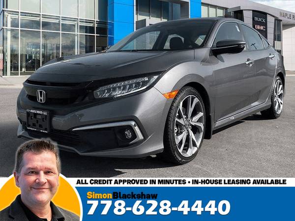 2019 Honda Civic Sedan Touring for $0 Build Credit, Poor