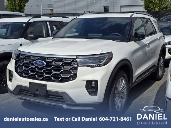 2025 Ford Explorer Platinum 4WD 6-Seater for $0 Build Credit,