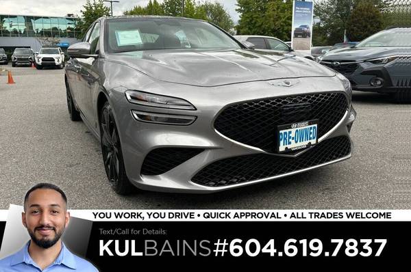 2022 Genesis G70 3.3T Sport Sedan for $0 Build Credit,