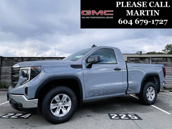 2024 GMC Sierra Pro Reg Cab for $0 Build Credit,