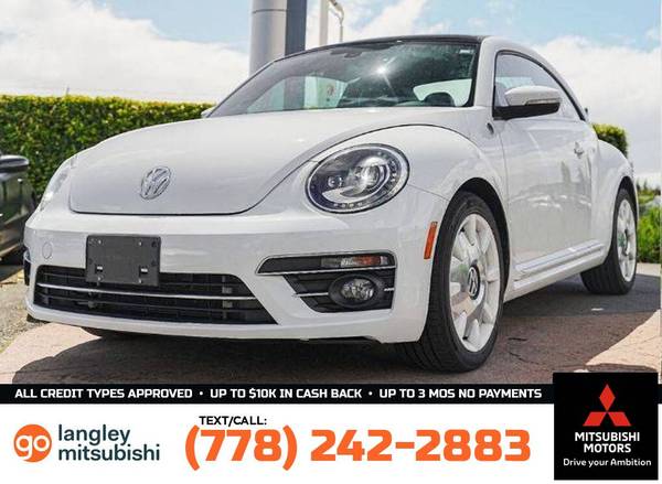 2019 Volkswagen Beetle Wolfsburg Edition for $0 Build Credit, Poor