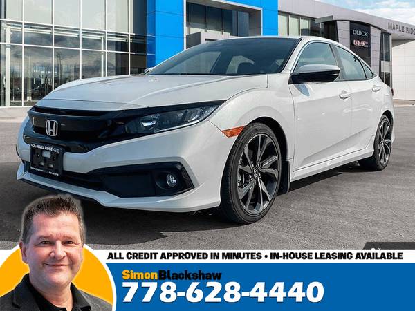 2020 Honda Civic Sedan Sport for $0 Build Credit, Poor