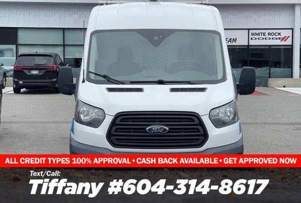 2016 Ford Transit-250 Medium Roof Cargo Van - Rear Parking