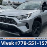 2020 Toyota RAV4 Hybrid XLE for $0 Build Credit, Poor