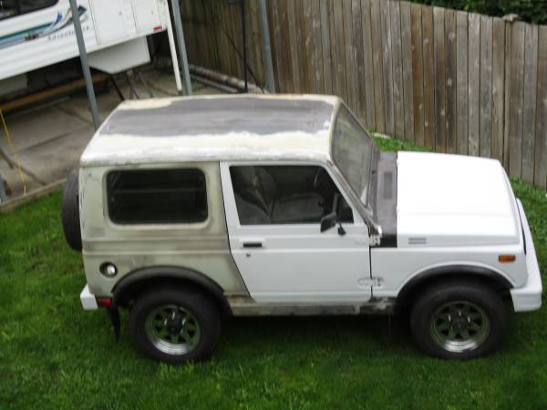 1985 Suzuki Samurai 5000 OBO for $0 Build Credit, Poor