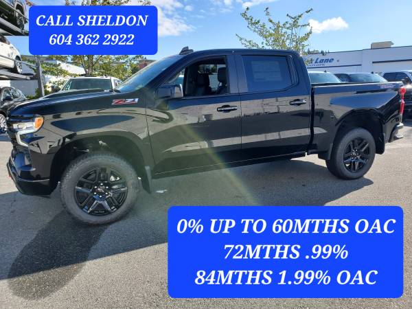 2024 Chevrolet Silverado 1500 2LT Trail Boss Leather 0% Finance