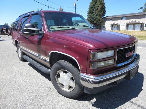 1998 Yukon SLT 4x4 SUV with New Motor for $0