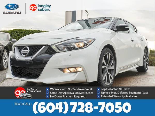 2017 Nissan Maxima SV Sedan for $0 Build Credit, Poor