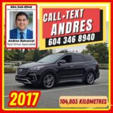 2017 Hyundai Santa Fe XL Limited AWD 7 Passager Leather