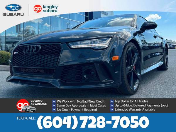 2016 Audi RS 7 4.0T Quattro Sportback for $0 Build