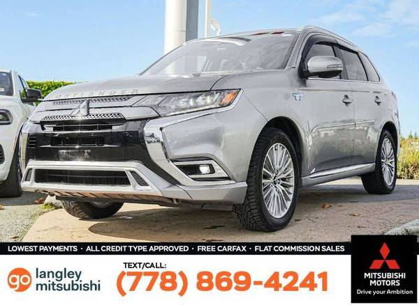 2019 Mitsubishi Outlander PHEV GT for $0 Build Credit, Poor