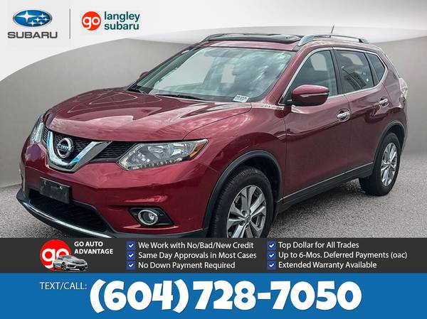 2015 Nissan Rogue Pano Sunroof AWD Trim for $0 Build