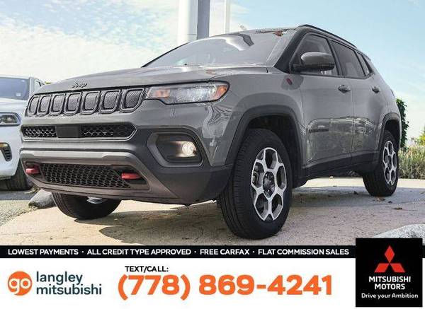 2022 Jeep Compass Trailhawk 4x4 for $0 Build Credit, Poor