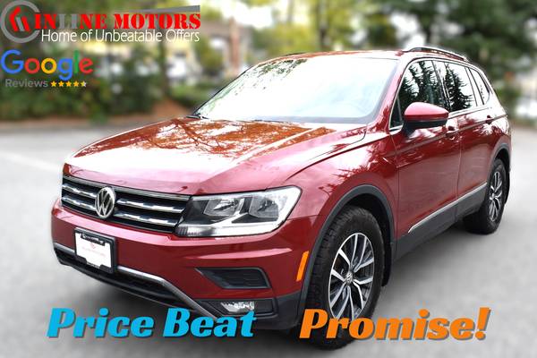 2018 Volkswagen Tiguan SE 4Motion for $0 Build Credit, Poor