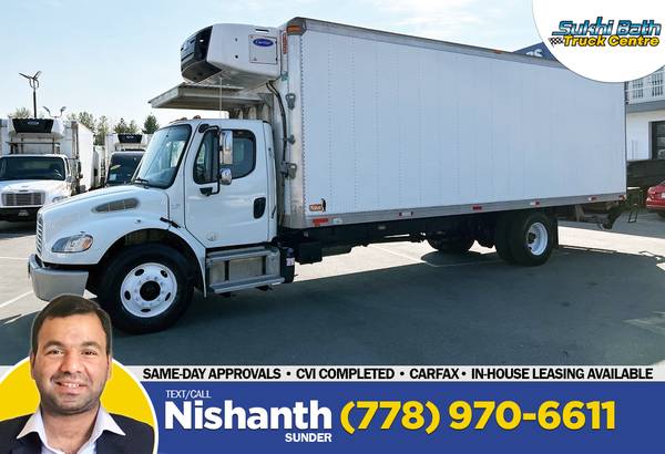 2015 Freightliner M2 106 26' Box + Carrier Reefer +