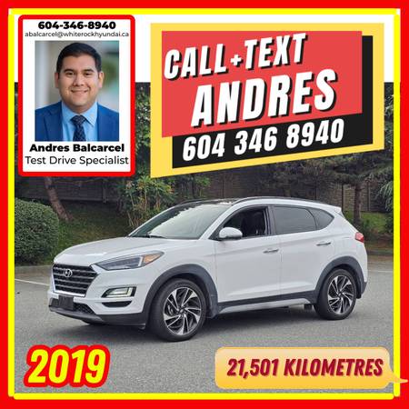 2019 Hyundai Tucson Ultimate AWD for $0 Build Credit, Poor