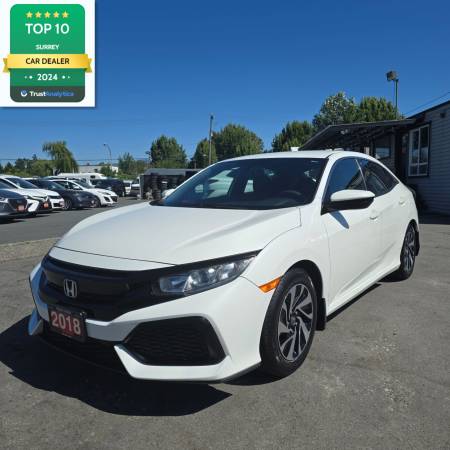 2018 Honda Civic Hatchback LX for $0 Build Credit, Poor