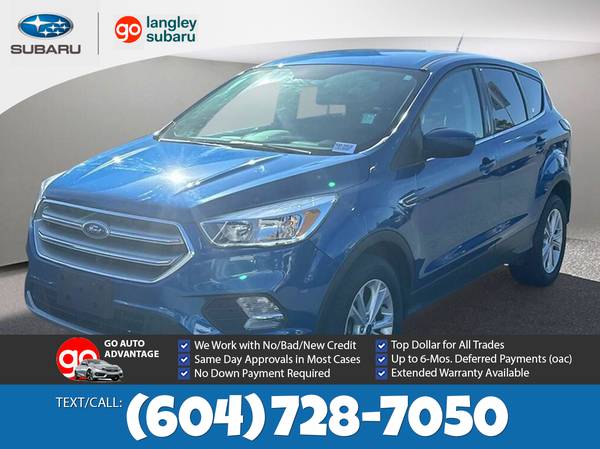 2017 Ford Escape 4WD SE for $0 Build Credit, Poor