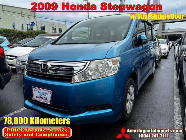 2009 Honda Stepwagon Van, 78,000 km for $0 Build Credit,